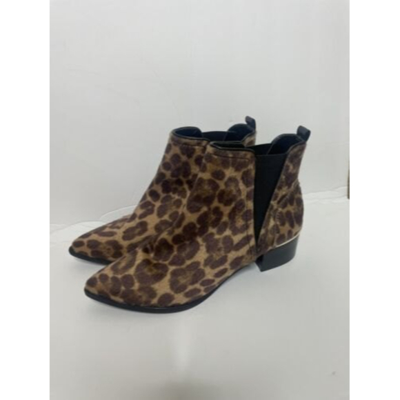 Nine West Women's Size 7M Ankle Boots Cheetah / Leopard - Picture 3 of 8